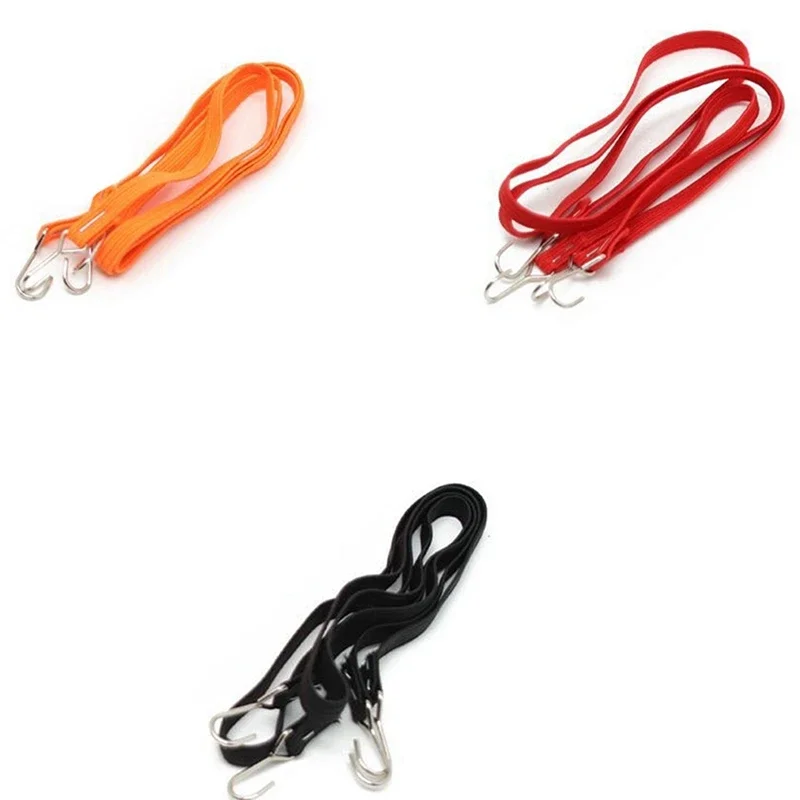 Drone Rc Belt - 2 ชิ้นยืดหยุ่นชั้นวางสัมภาระหลังคาเชือกตกแต่งสําหรับ 1/10 RC Crawler รถ