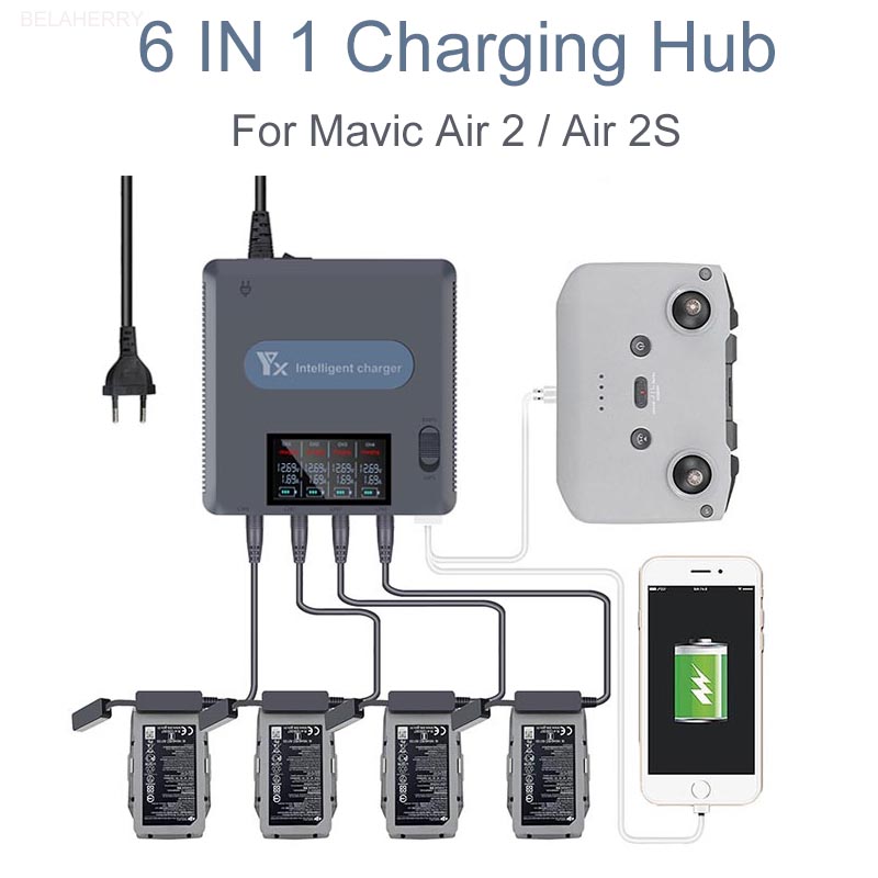 Drone Udi Rc - 6ใน1แบตเตอรี่สำหรับ DJI Mavic Air 2 /2S