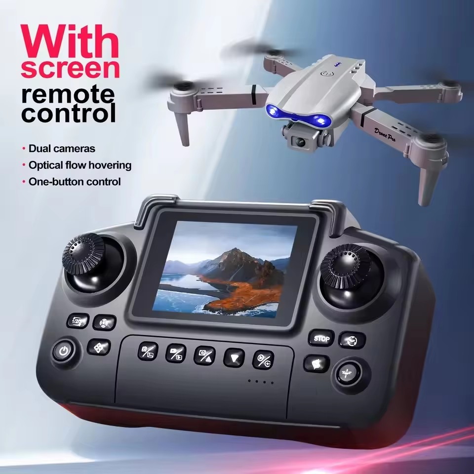 Drone E88Pro Rc 4K - โดรนระดับมืออาชีพ ปี 2026 กล้อง 4K มุมกว้าง