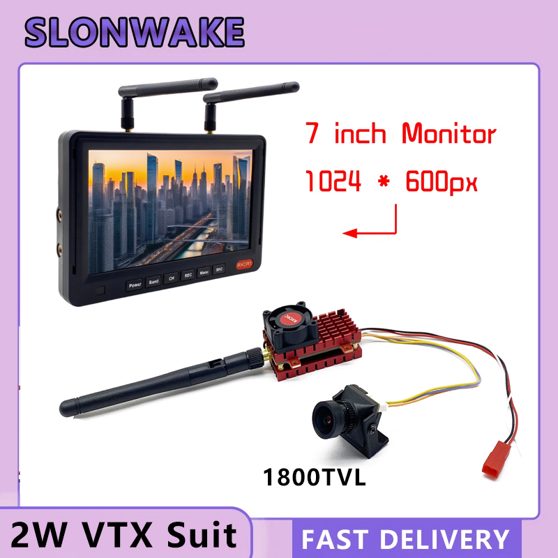 Analog Fpv Transmitter - SLONWAKE 5.8G 2W VTX FPV กล้อง