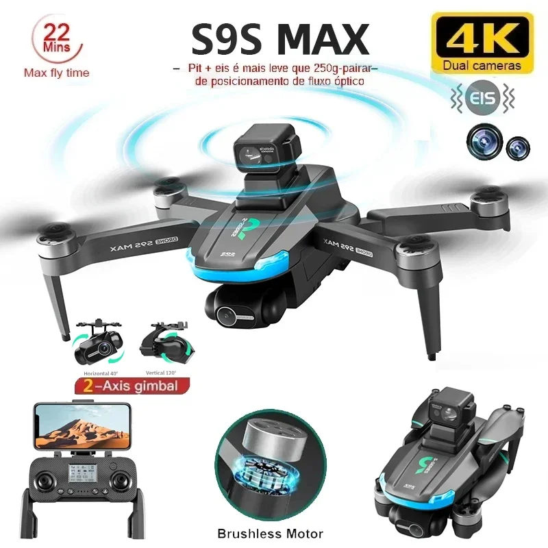 Nano Quad Fpv - ใหม่S9S MAX MINI Drone 4K 2