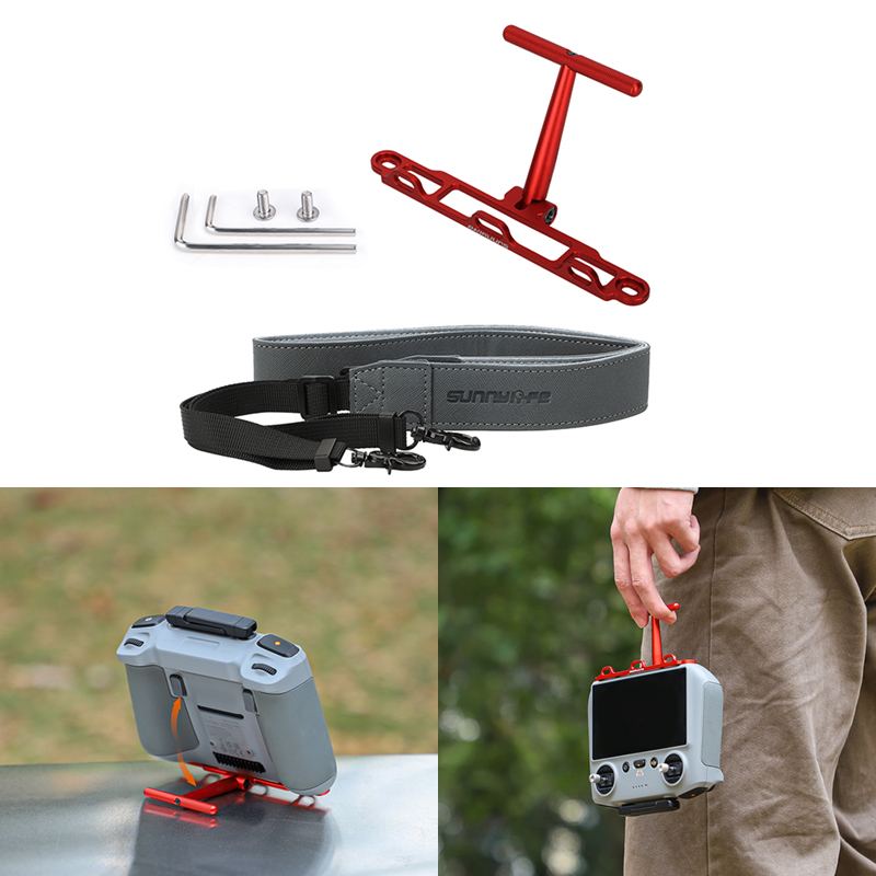 Drone Rc Belt - มือจับ2in1ขาตั้งตัวยึดสายรัดคล้องคอสำหรับรีโมทคอนโทรล RC2 RC พร้อมจอ DJI MINI