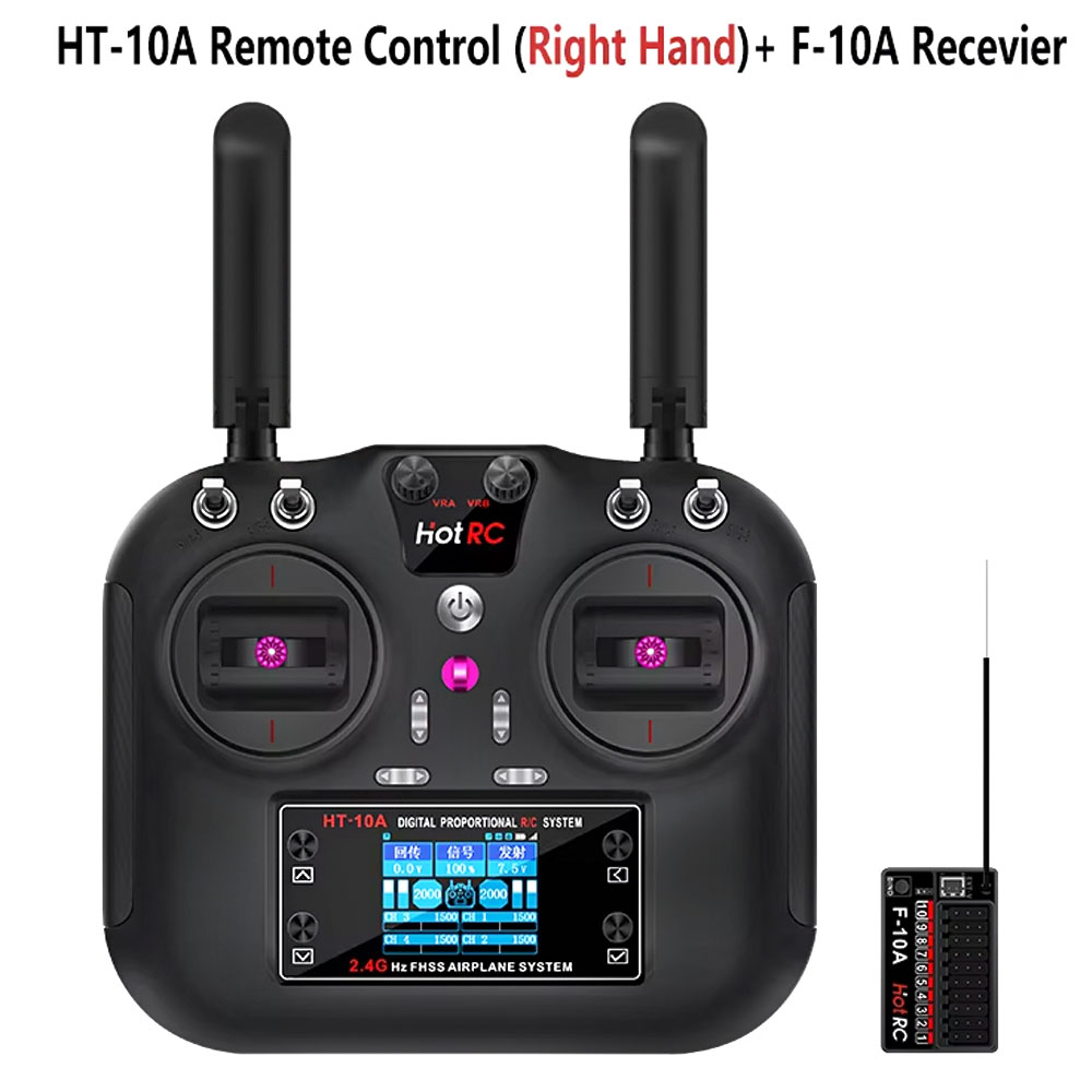 Drone Rc Battery - Hotrc HT-10A 2.4G 10CH เครื่องส่งสัญญาณ F10A