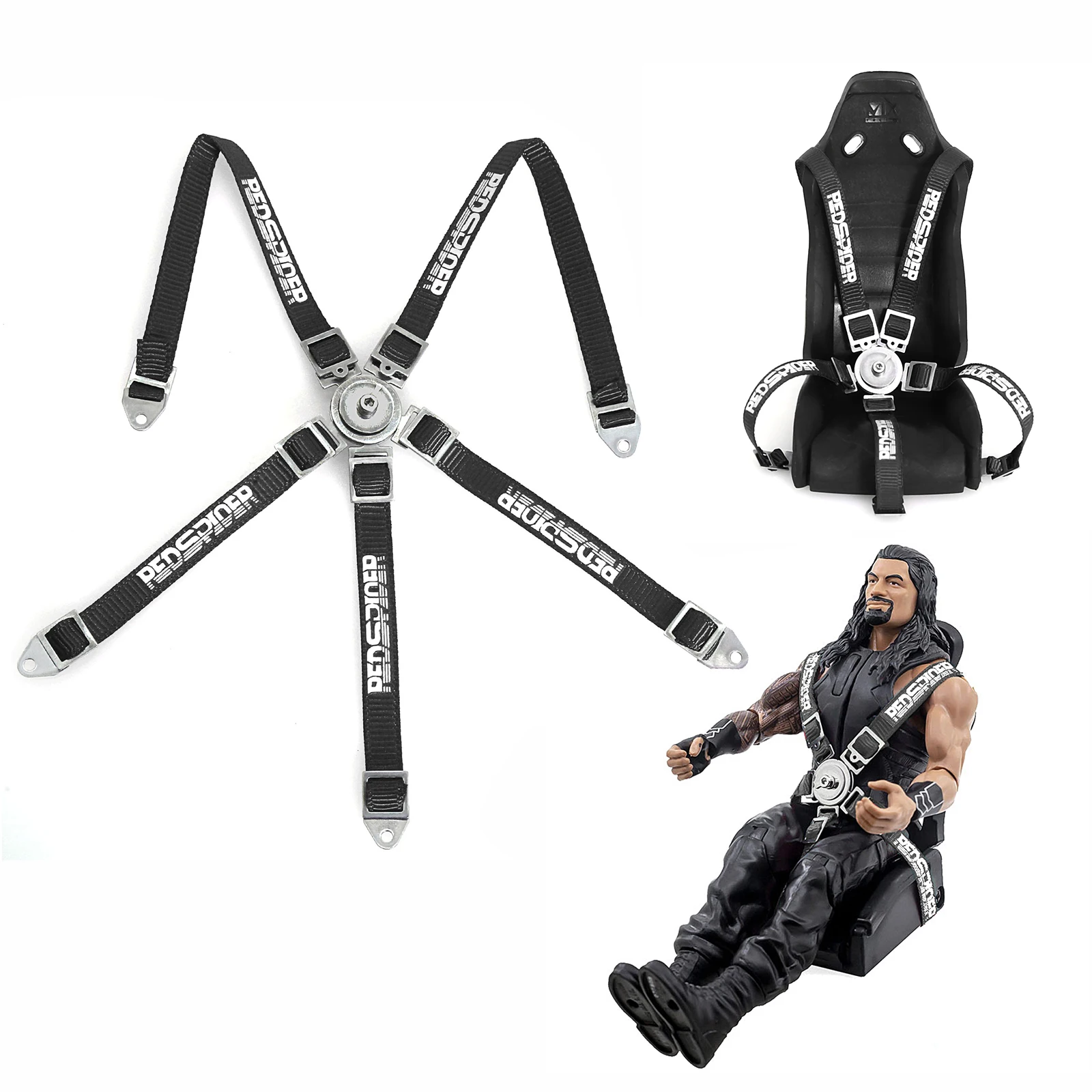 Drone Rc Belt - เข็มขัดนิรภัยจำลองสำหรับ Axial TRX4 TRX6 D90, ของตกแต่งรถ