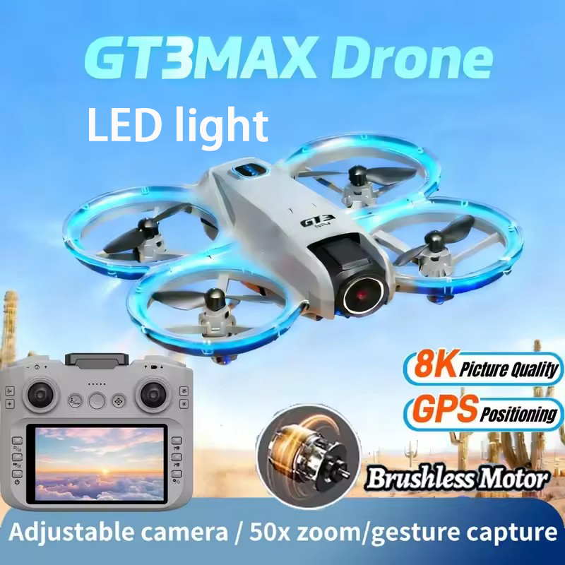 Drone Gt3 Rc - โดรน GT3 Max 8k HD ถ่ายภาพทางอากาศ