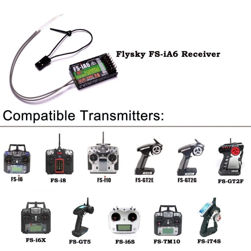 ฟลายสกาย FS-IA6 ตัวรับสัญญาณ 6 - Drone Rc Battery บทวิจารณ์และราคา