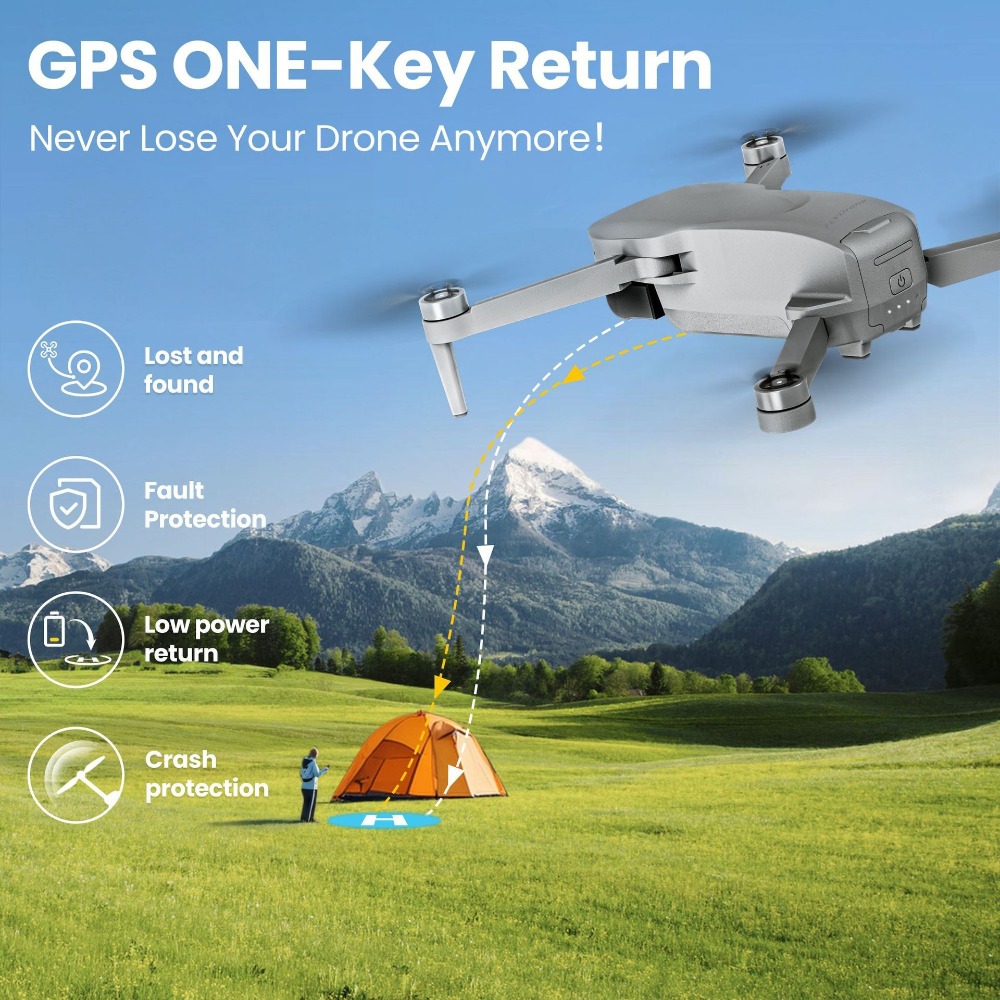 โดรน Global MiniX! กล้อง 4K UH - Drone Top Rc บทวิจารณ์และราคา