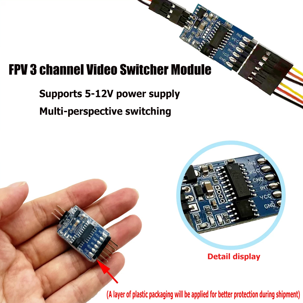 5.8G 3 ช่องวิดีโอสวิตช์เชอร์โม - Drone Rc Battery บทวิจารณ์และราคา