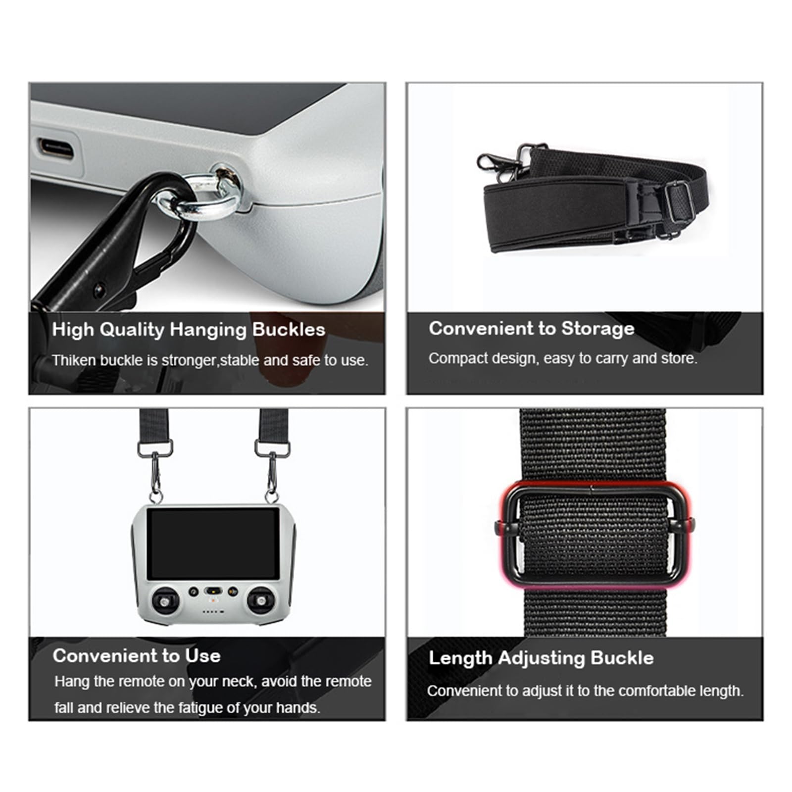 สายคล้องคอสําหรับ DJI RC/RC 2/ - Drone Rc Belt บทวิจารณ์และราคา