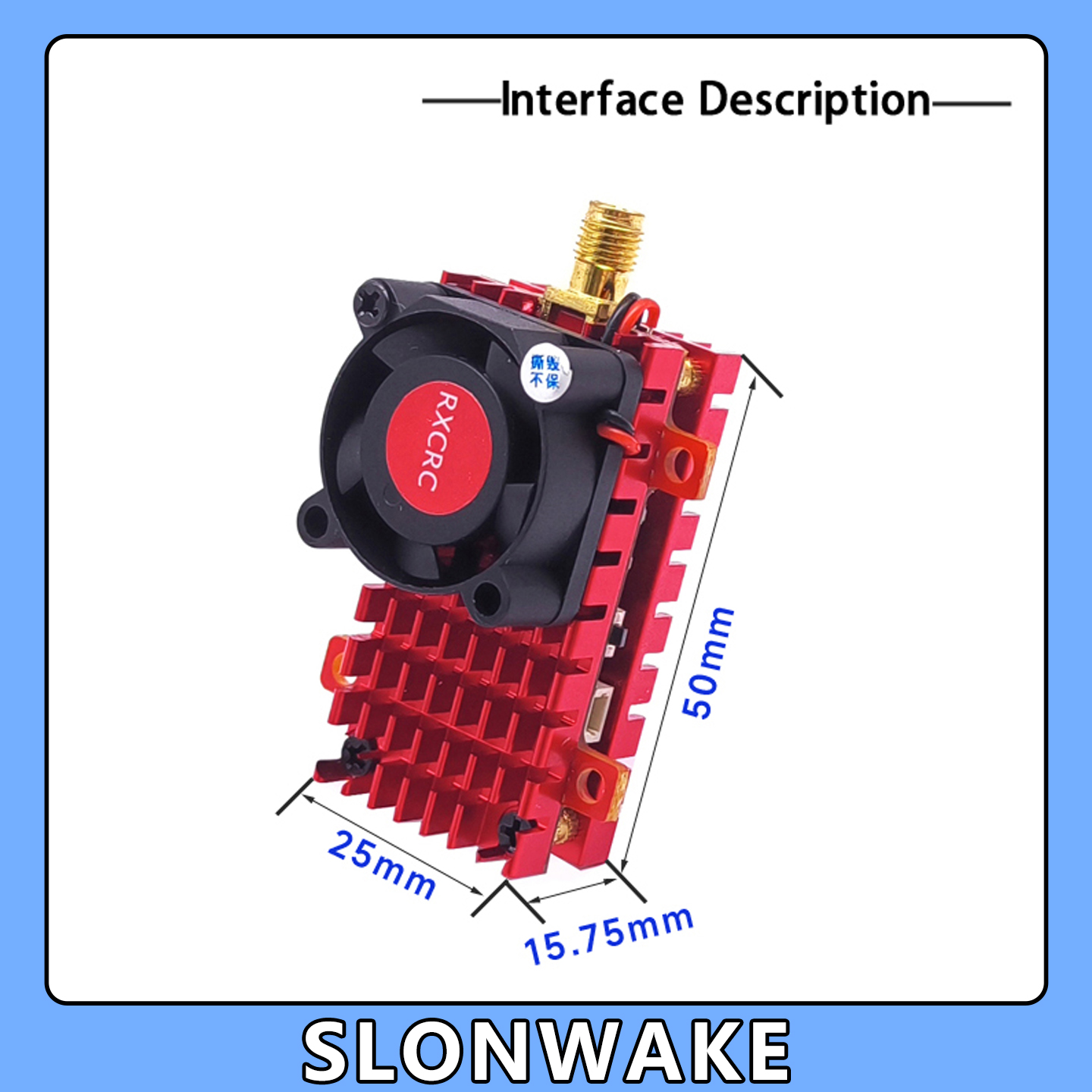 SLONWAKE 5.8G 2W VTX FPV กล้อง - Analog Fpv Transmitter บทวิจารณ์และราคา