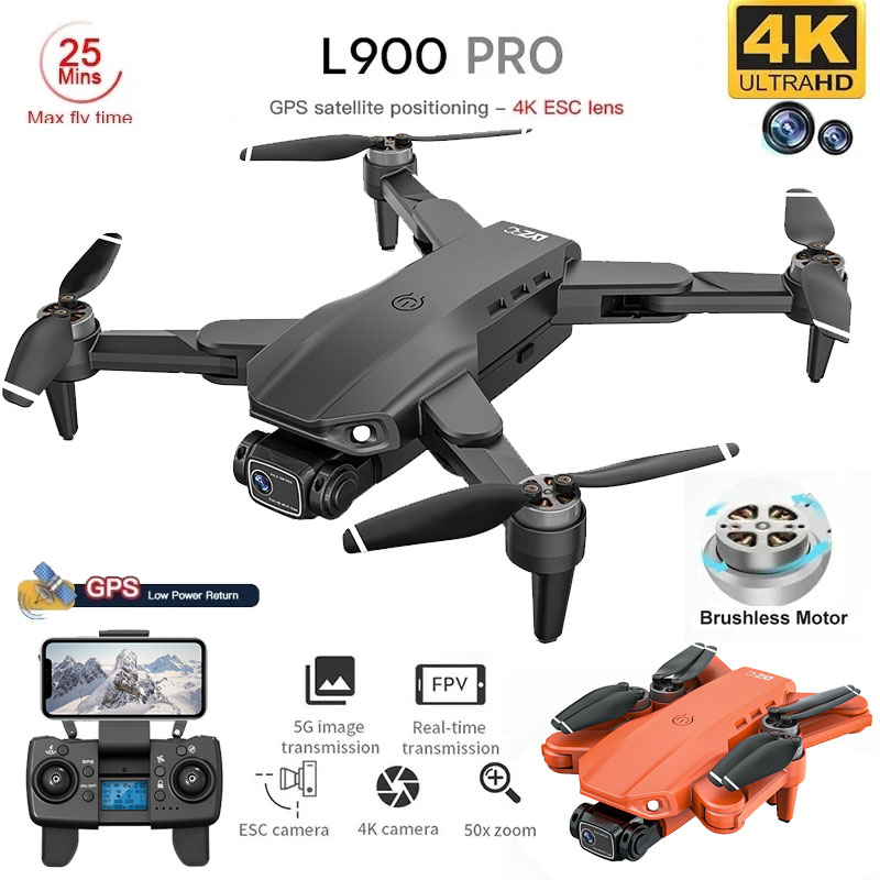 โดรน4K L900โปร GPS โดรน4K กล้อ - Nano Quad Fpv บทวิจารณ์และราคา