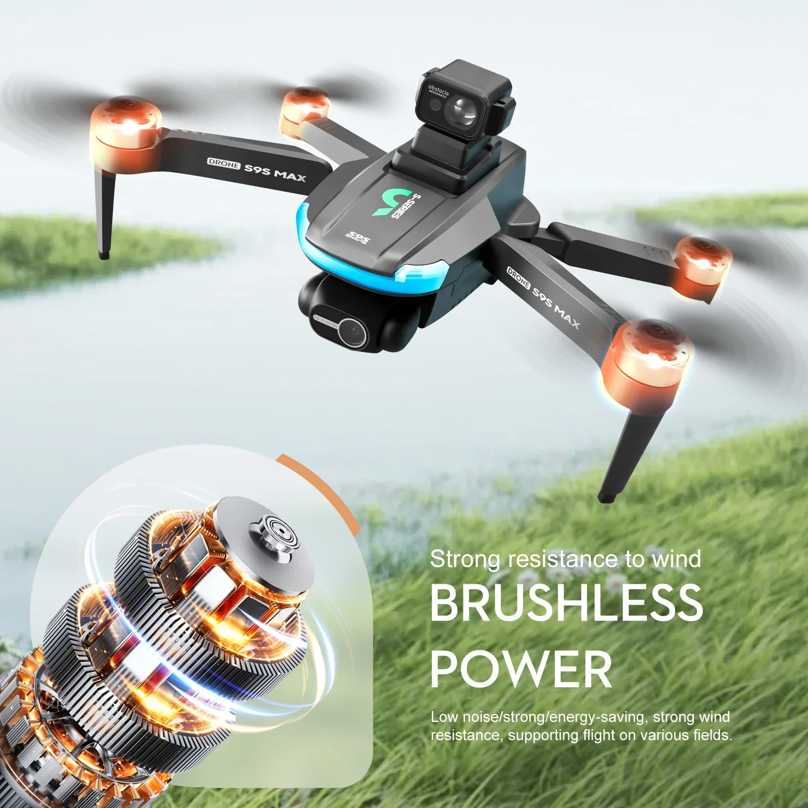 ใหม่S9S MAX MINI Drone 4K 2 แก - Nano Quad Fpv บทวิจารณ์และราคา