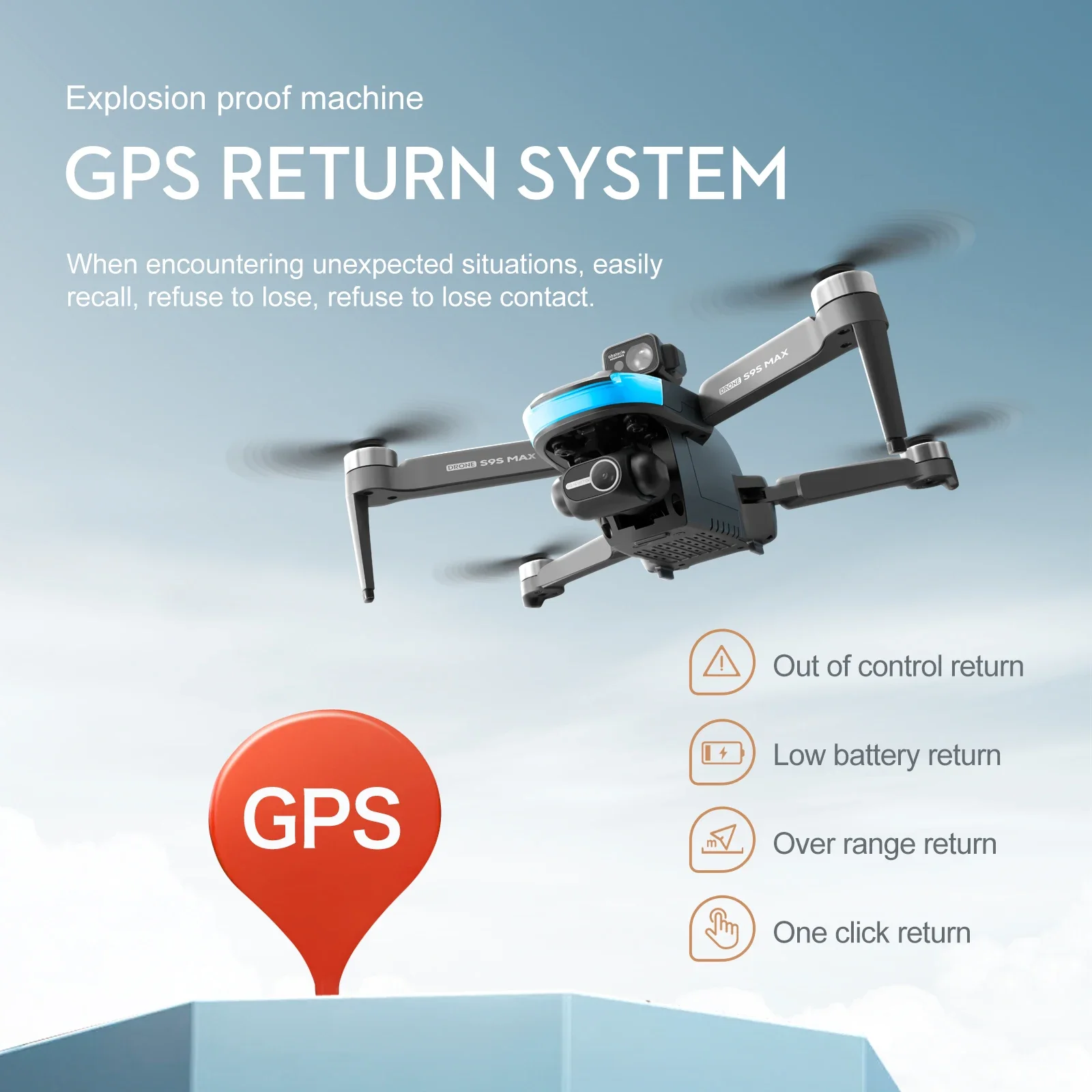 ใหม่S9S MAX MINI Drone 4K 2 แก - Nano Quad Fpv บทวิจารณ์และราคา