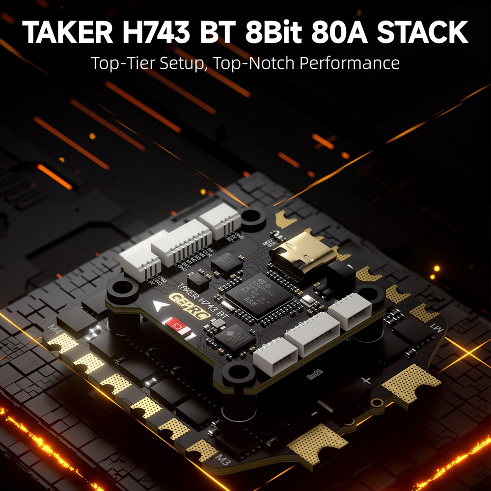 GEPRC TAKER H743 BT 8Bit 80A S - Analog Fpv Transmitter บทวิจารณ์และราคา
