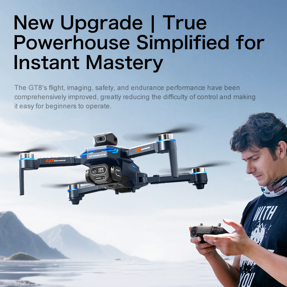 โดรนรุ่น Original GT8 8K ระดับ - Drone E88Pro Rc 4K บทวิจารณ์และราคา