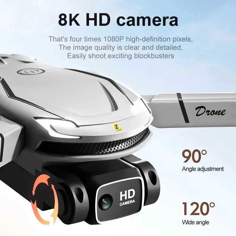 โดรนถ่ายภาพทางอากาศ 4K กล้องคู - Drone E88Pro Rc 4K บทวิจารณ์และราคา