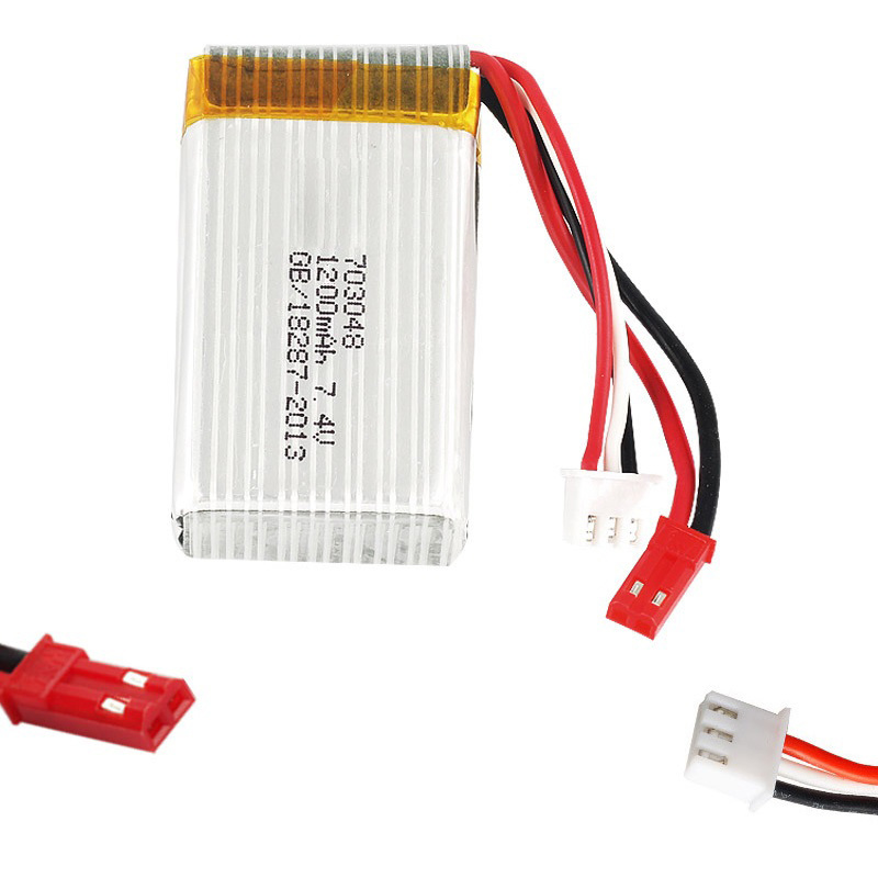 แบตเตอรี่ลิโป 2S 7.4V 1200mAh  - Drone Tech Rc บทวิจารณ์และราคา