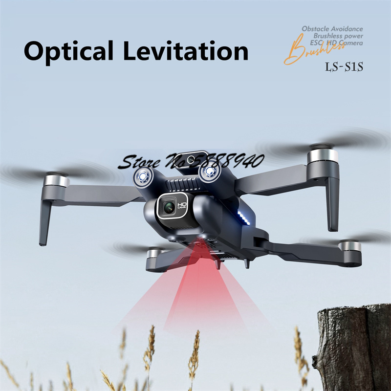โดรนควบคุมระยะไกลแบบพับได้ 6K  - Drone Rc S1S บทวิจารณ์และราคา