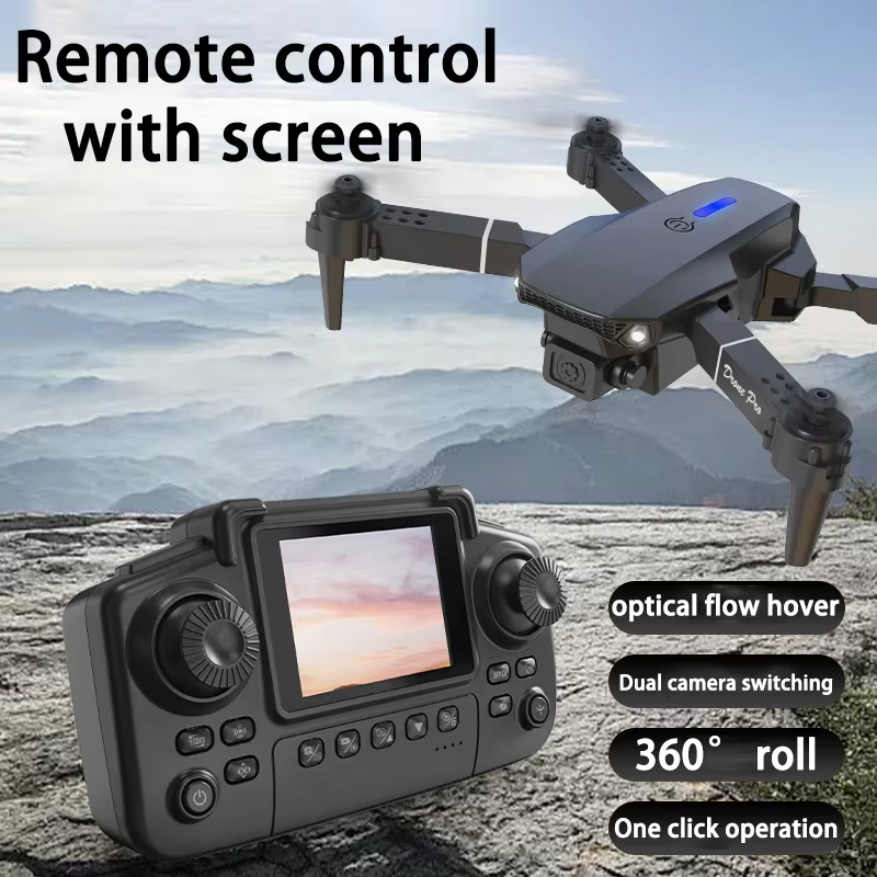 โดรนมุมกว้าง 6K รุ่น Professio - Drone E88 Rc Quadcopter บทวิจารณ์และราคา