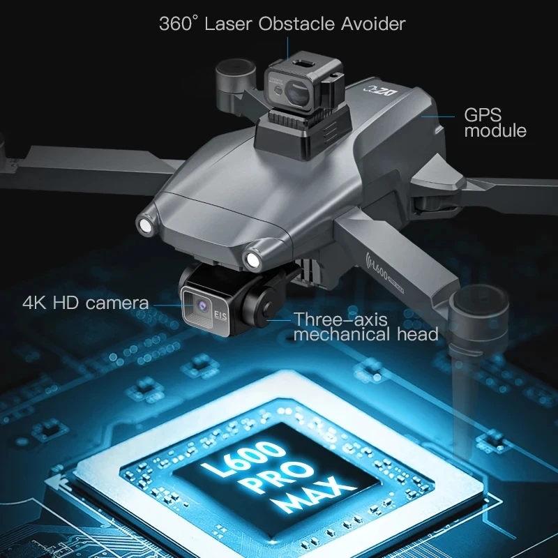 L600 PRO MAX GPS Drone Profess - Nano Quad Fpv บทวิจารณ์และราคา