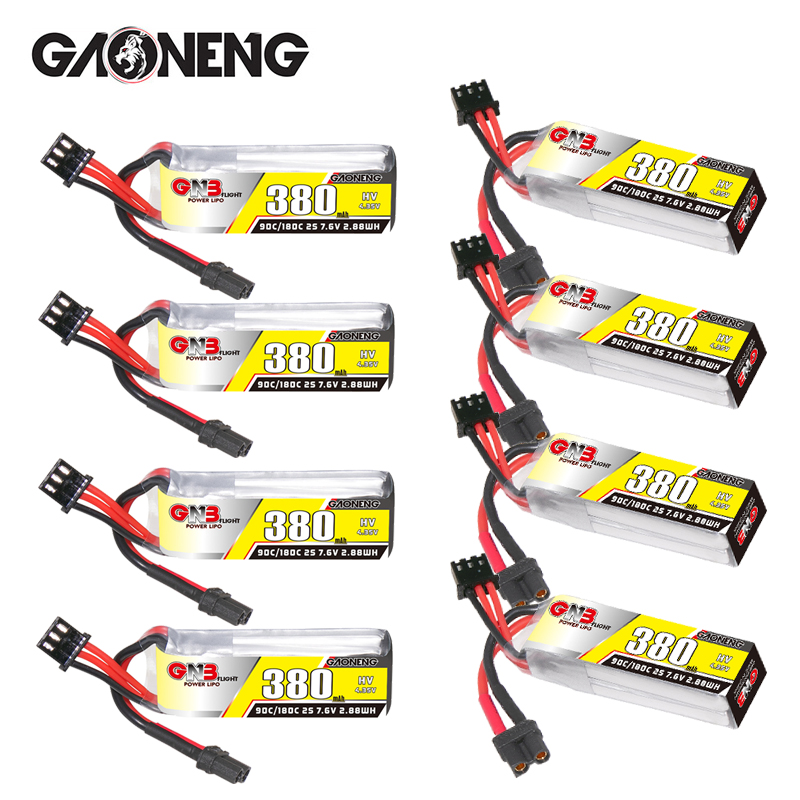 GNB 2S 7.6V 380mAh 90C/180C แบ - Nano Quad Fpv บทวิจารณ์และราคา