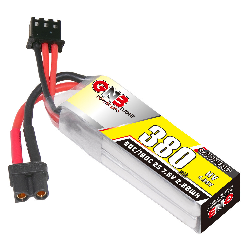 GNB 2S 7.6V 380mAh 90C/180C แบ - Nano Quad Fpv บทวิจารณ์และราคา