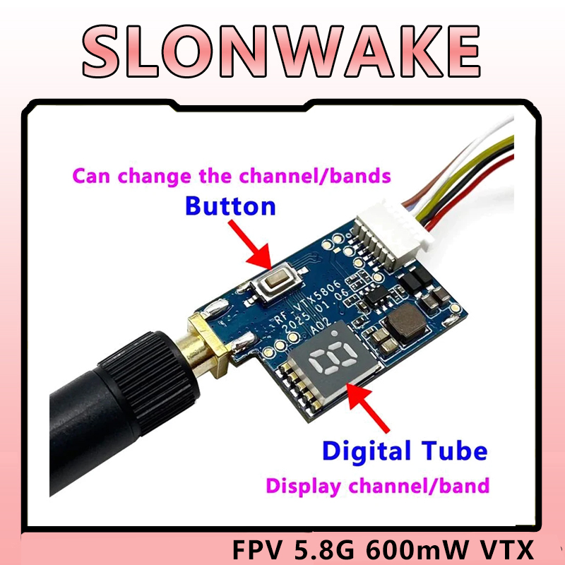 SLONWAKE 5.8G TS5823 PRO เครื่ - Analog Fpv Transmitter บทวิจารณ์และราคา