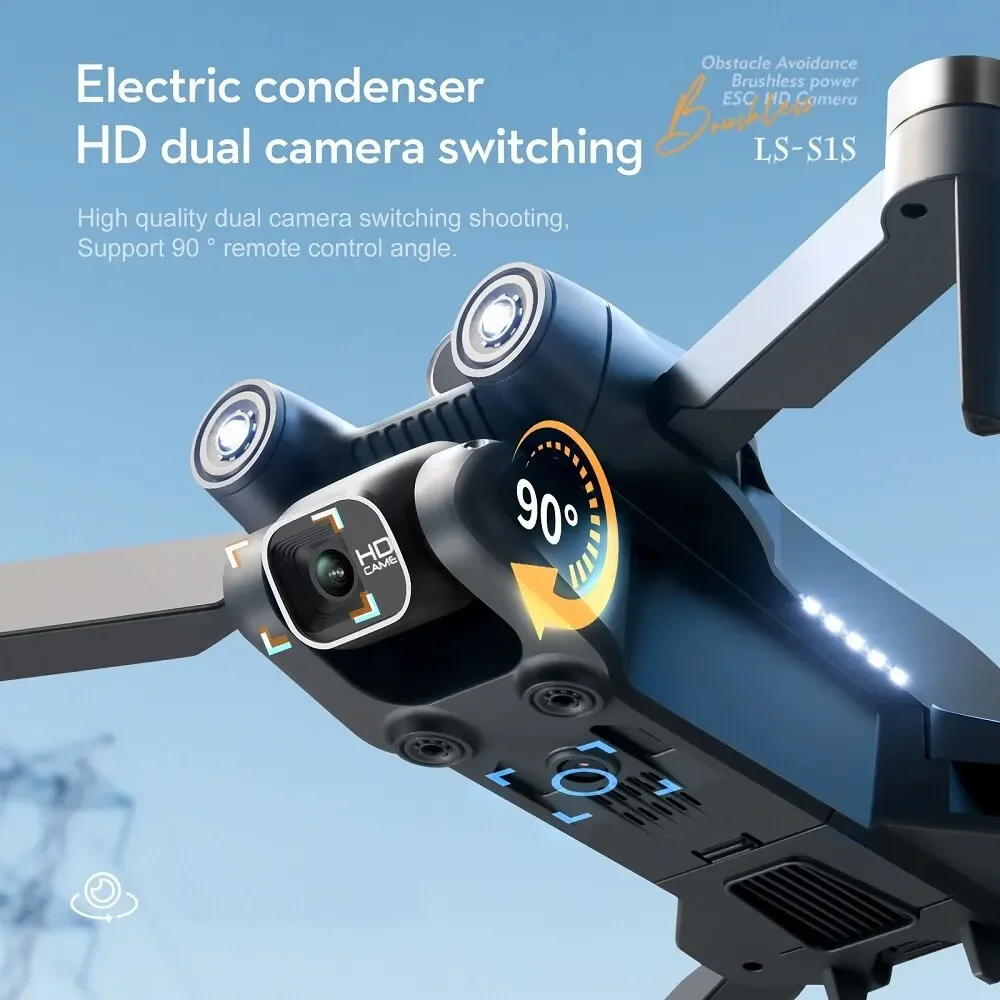 โดรน S1S แบบไร้แปรงถ่าน กล้อง  - Drone Rc S1S บทวิจารณ์และราคา