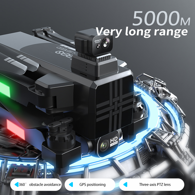 โดรน A380 4K HD ระบบป้องกันการ - Drone E88Pro Rc 4K บทวิจารณ์และราคา