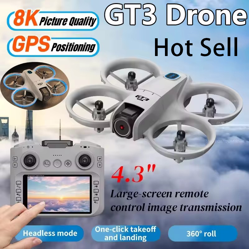 โดรน GT3 Max 8k HD ถ่ายภาพทางอ - Drone Gt3 Rc บทวิจารณ์และราคา