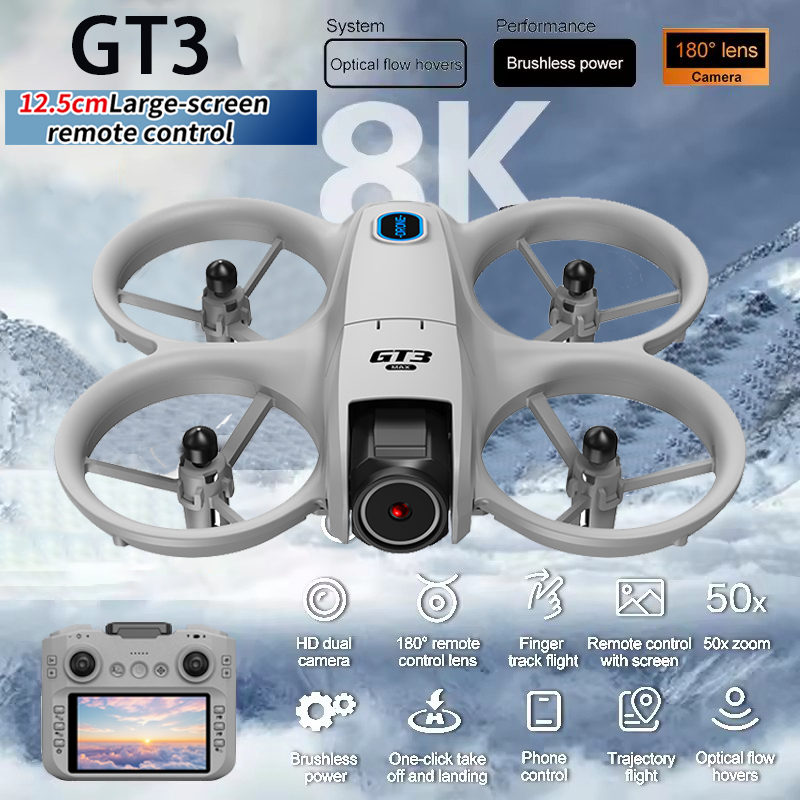 โดรน GT3 Max 8k HD ถ่ายภาพทางอ - Drone Gt3 Rc บทวิจารณ์และราคา