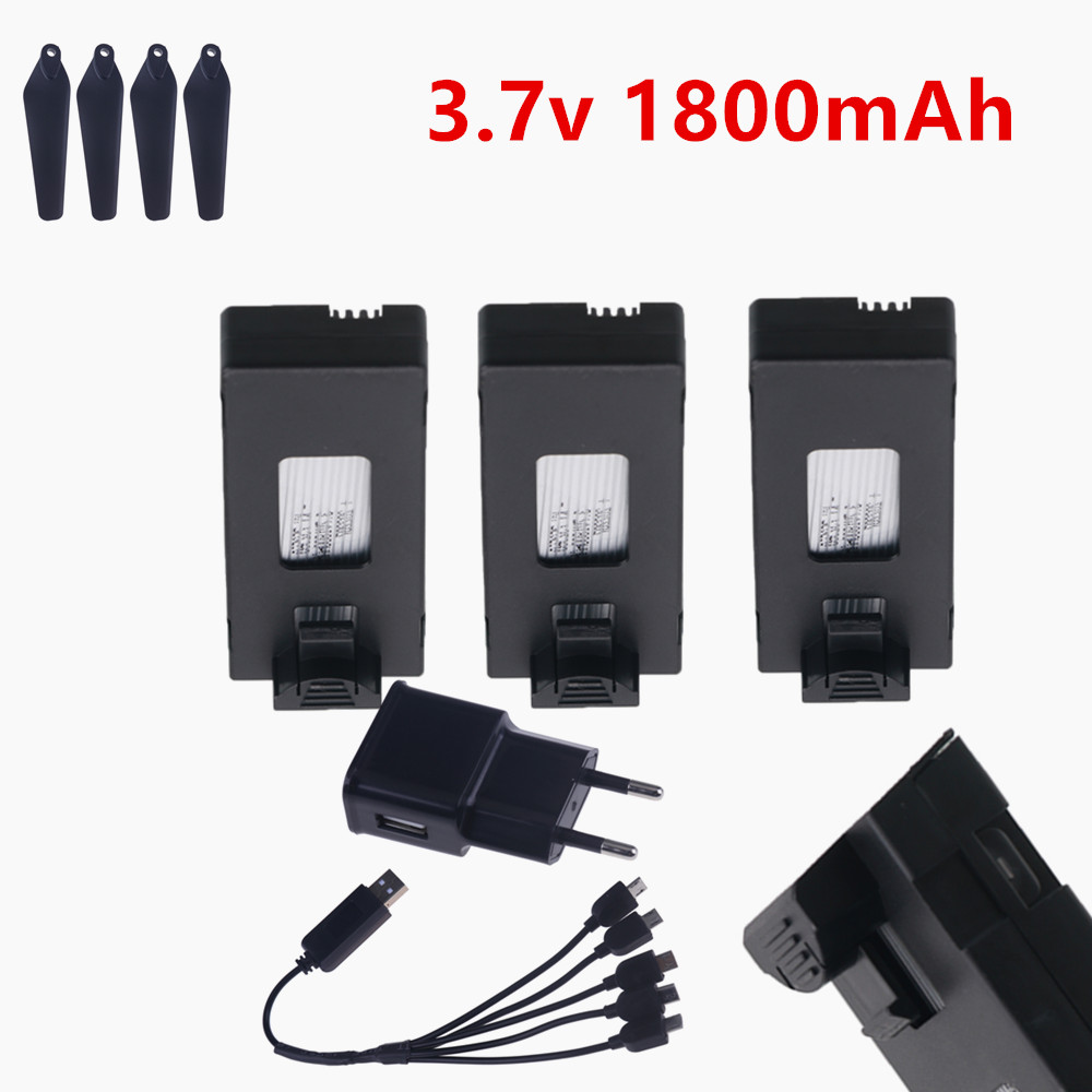 แบตเตอรี่ลิโพ 3.7V แบบชาร์จได้ - Drone E88 Rc Quadcopter บทวิจารณ์และราคา