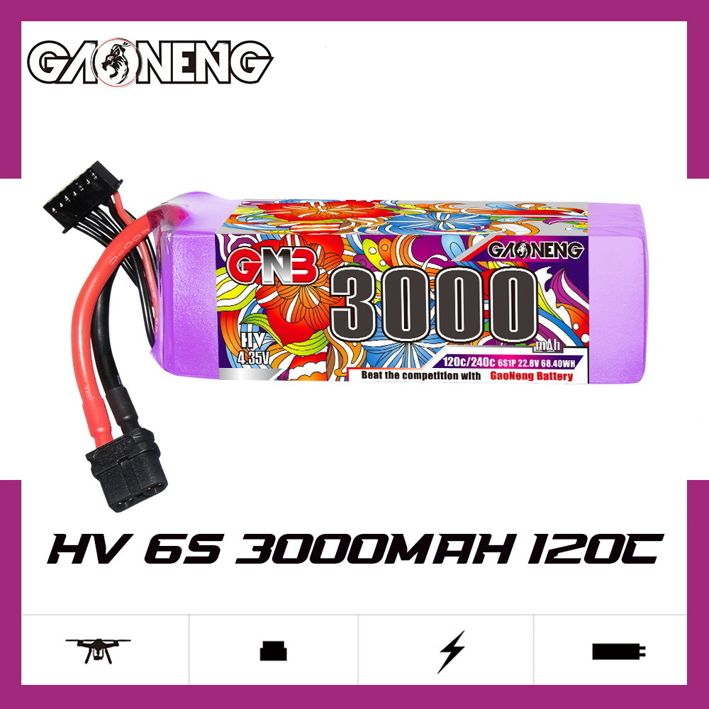 แบตเตอรี่ลิโพ GNB 6S 22.8V 300 - Analog Fpv Transmitter บทวิจารณ์และราคา